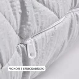 Подушка Ideia Nordic Comfort+ чохол зі стібкою антиалергенне волокно 70х70 см сіра (8-34695*002) - мініатюра 6