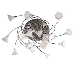 Люстра потолочная Brille галогенная G4 20W CH (BR-584C/16)