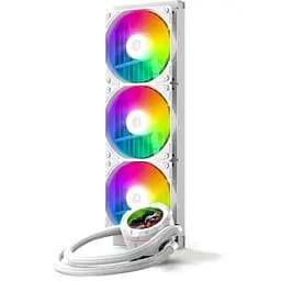 Система водяного охолодження ID-COOLING Space LCD SL360 XE White [148461] - мініатюра 2