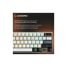 Клавіатура GamePro Genesis Infinity MK130BW Outemu Swithes USB White (MK130BW) - мініатюра 11