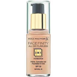 Тональна основа Max Factor Facefinity All Day Flawless 3 в 1 відтінок 50 (Natural) 30 мл