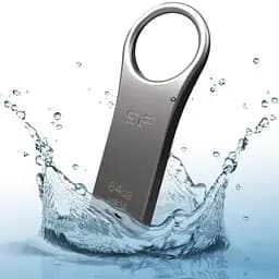 USB флеш накопичувач Silicon Power 64GB Jewel J80 Titanium USB 3.0 (SP064GBUF3J80V1T) - мініатюра 3