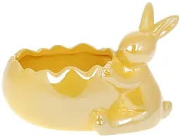 Мини-кашпо Кролик у яйца Bona 19х12х13 см sad0001455