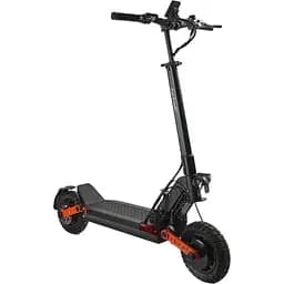 Електросамокат Best Scooter JR-19068 з сидінням, 2 двигуни по 600W, 48V/18Ah, надувні колеса 10", чорний