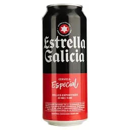 Пиво Estrella Galicia Especial світле 5.5% 0.5 л з/б