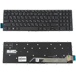 Клавіатура для ноутбука DELL (Inspiron: 7566, 7567) ua, black, без фрейму (оригінал)