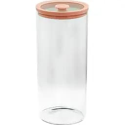 Ємність Vittora скляна з вакуумною скляною кришкою 1300 мл (135503)