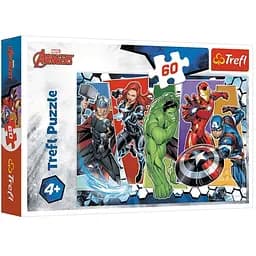 Пазл Trefl Непереможні Месники Marvel колаж 60 ел. (17357)