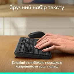 Клавіатура Logitech K250 Bluetooth Graphite (920-013822) - мініатюра 4