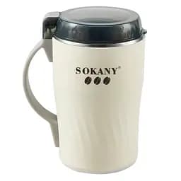 Электрическая кофемолка ​​​​​​​Sokany SK-04024 для дома  300Вт роторный измельчитель кофейных зерен Белый