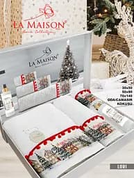 Подарунковий набір рушників з парфумом La Maison Lori pbe0051107 - мініатюра 4