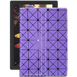 Чехол StatusCASE из экокожи для планшета Lenovo Tab 10 TB-X103f Фиолетовый ромб