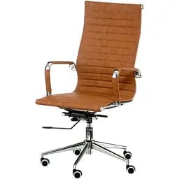 Офісне крісло Special4you Solano Artleather світло-коричневе (E5777) - мініатюра 2