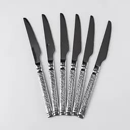Набор ножей для стейка Yiwu 6 штук из нержавеющей стали 23 см комплект ножи кухонные принадлежности HP-16978-09