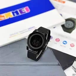 Годинник наручний чоловічий 1502 All Black Skmei acs0030713 - мініатюра 3