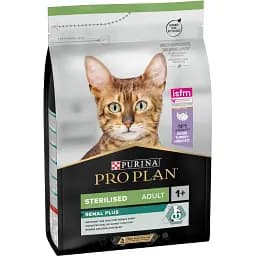 Уценка. Сухой корм для стерилизованных кошек Purina Pro Plan Sterilised Adult 1+ Renal Plus с индейкой 3 кг (12369078)