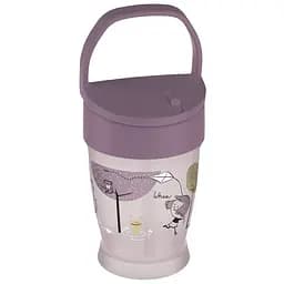 Кружка-непроливайка Lovi Lovely Girl з силіконовою трубочкою 250 мл фіолетова (35/354girl)