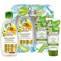 Набір Family Doctor: міцелярна вода 265 мл + крем-догляд для рук 75 мл