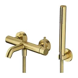 Змішувач для ванни Omnires Y brushed brass Y1231BSB Золотий