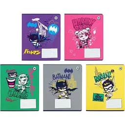 Набор тетрадей Kite DC Batman 12 листов в клетку 25 шт. (DC25-232)
