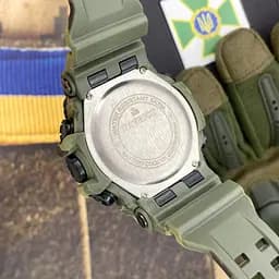 Наручний годинник чоловічий 003CMGRDPS ДПС Зелений камуфляж + Коробка. Patriot acs0031060 - мініатюра 4