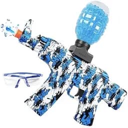 Бластер AK Drum Gel Ball 1000 шт. с гель шариками орбиз blue