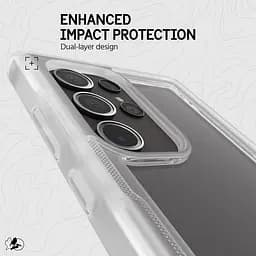 Протиударний чохол із кліпсою Pelican Voyager аналог OtterBox Defender для Samsung Galaxy S24 Ultra (6.8") Clear - мініатюра 6