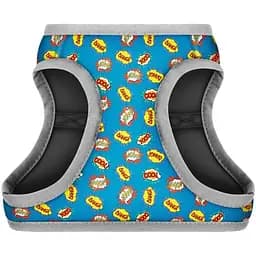 Шлея для собак м'яка Waudog Clothes Вау, з QR паспортом, XS3, 32-35х22-24 см - мініатюра 2