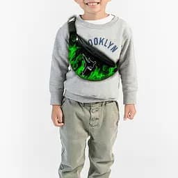 Сумка-бананка детская Каратэ 32х15см,через плечо для мальчика (00291)