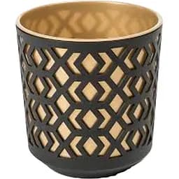 Вазон Lamela 19 см чорно-світло золотий (000030124)