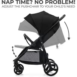 Прогулянковий візочок Kinderkraft Rine Classic Black чорний (00-00305205) - мініатюра 11