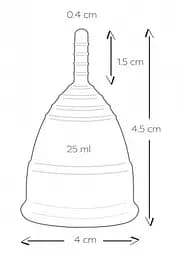 Менструальні чаші Mae B Menstrual Cups Size S Pink - мініатюра 6