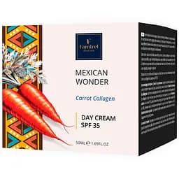 Дневной крем с морковью и коллагеном SPF35 Famirel Mexican Wonder 50мл