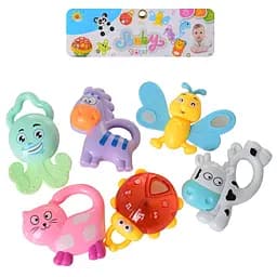 Брязкальця набір 2826, 6 шт., від 9 см