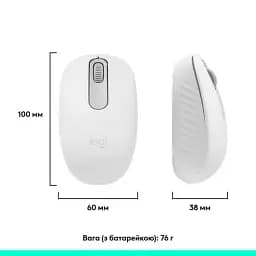 Миша LOGITECH M196 Offwhite 910-007460 - мініатюра 8