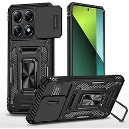 Ударостійкий чохол Epik Camshield Army Ring для Xiaomi 14T Pro Чорний / Black