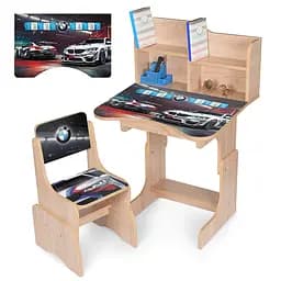 Парта со стульчиком, BMW, таблица умножения, N2071-7-3
