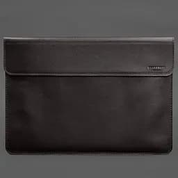 Шкіряний чохол-конверт BlankNote на магнітах для MacBook 15 дюйм Темно-коричневий краст - мініатюра 4