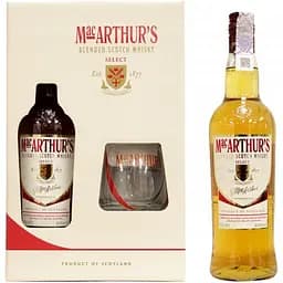 Набір шотландського Віскі MacArthurs, 40%, 0,7 л + 1 склянка - мініатюра 2