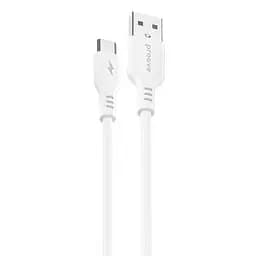 Кабель Proove Rebirth USB to Type-C 2.4A (1m) white (CCRE27001202)