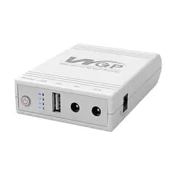 Комплект Mini UPS з блоком живлення: джерело безперебійного живлення Mini UPS WGP UPS103A White 10400mAh 5V/9V/12V, Li-ion 4*2.6Ah, для роутера і оптичного термінала та блок живлення SPF-1202B 12V/2A (24W) (42-00262) - мініатюра 2