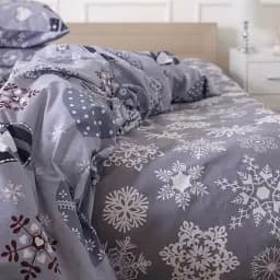 Простиня MirSon Ranforce Elite 17-0655 Snowflake 180x220 см (2200009610943)