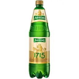 Пиво Львівське 1715 світле 4.5% 1.12 л (921564)