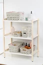 Кошик Idea Home Pyramid без кришки 3.8 л 24x17.5x12 см бежевий (00611 Bej) - мініатюра 2
