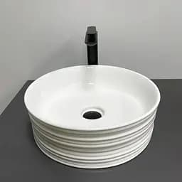 Умивальник VBI Larino білий накладний VBI-012621, Білий