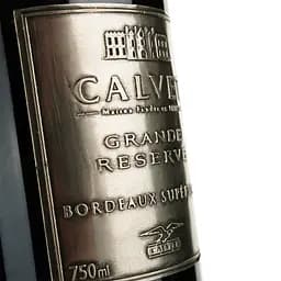 Вино Calvet Grande Reserve Metal Bordeaux Superieur AOC червоне сухе 0.75 л - мініатюра 3