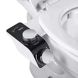 Універсальне біде-накладка SAMODRA Bidet Plus з боковим модулем та регуляцією температури, Біла (SMWDRBP)