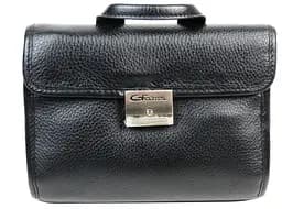 Чоловіча шкіряна барсетка Giorgio Ferretti 18,5х14х11 см acs0023689 - мініатюра 3