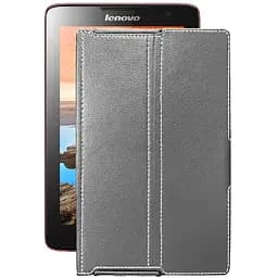 Чехол StatusCASE из экокожи для планшета Lenovo Idea Pad A5500 8 Серый