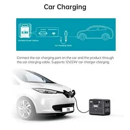 Зарядна станція Choetech 2400W / 2400 Вт / 2048 Вт/ч / LiFePO4 (BS008) UA - мініатюра 5